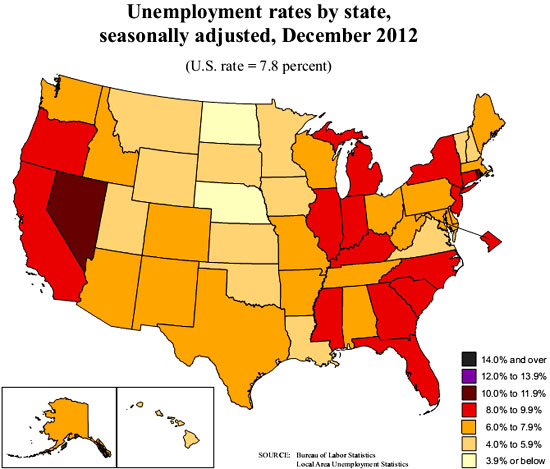 state unemployment map 12/12
